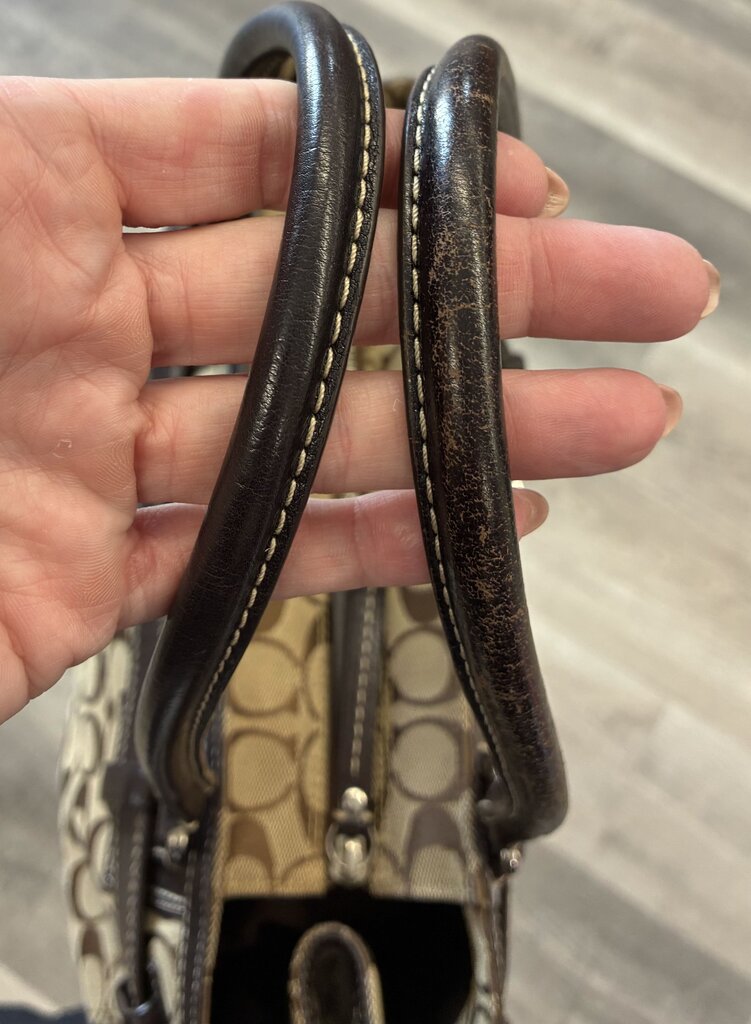 Coach Hamptons Signature Belted Tote