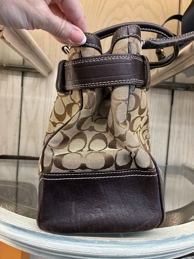 Coach Hamptons Signature Belted Tote