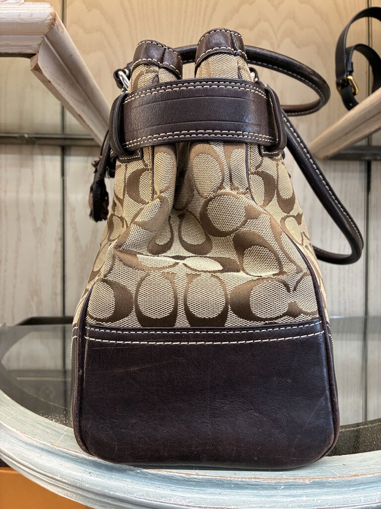 Coach Hamptons Signature Belted Tote