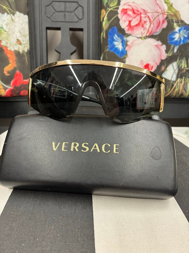Versache Tribute Gold Trim Sunglasses