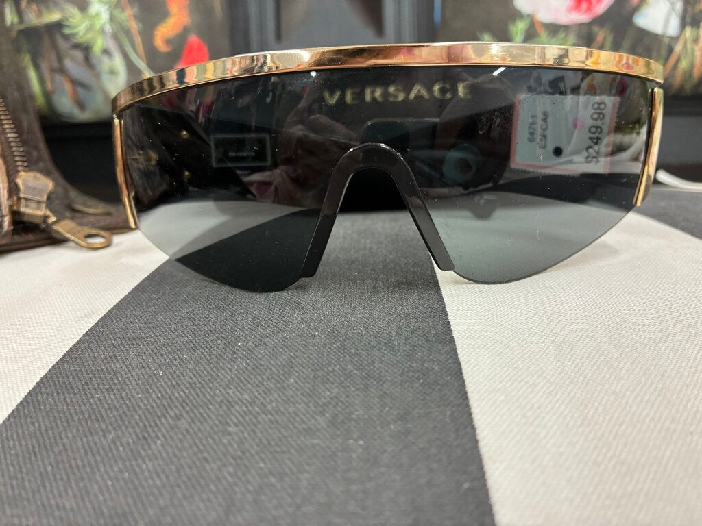 Versache Tribute Gold Trim Sunglasses