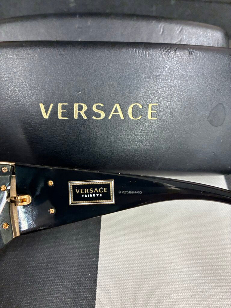 Versache Tribute Gold Trim Sunglasses