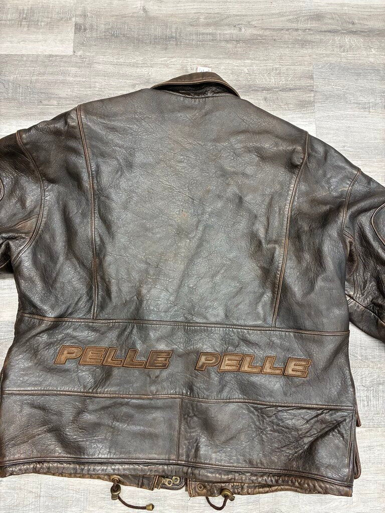 Leather Bomber Jacket