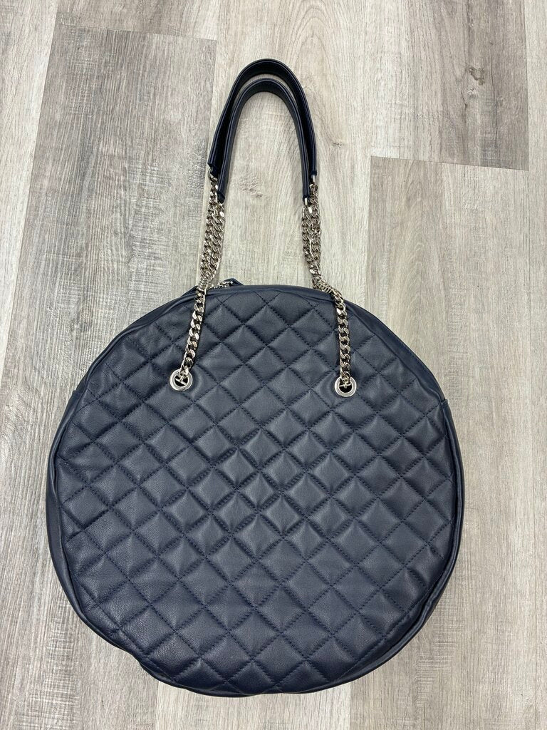 VirsaBags Leather Round Quilted Bag