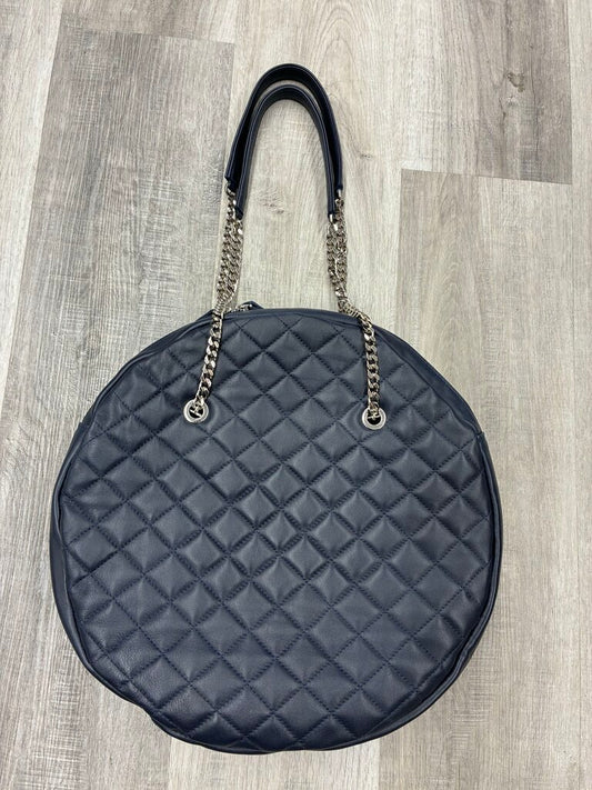 VirsaBags Leather Round Quilted Bag