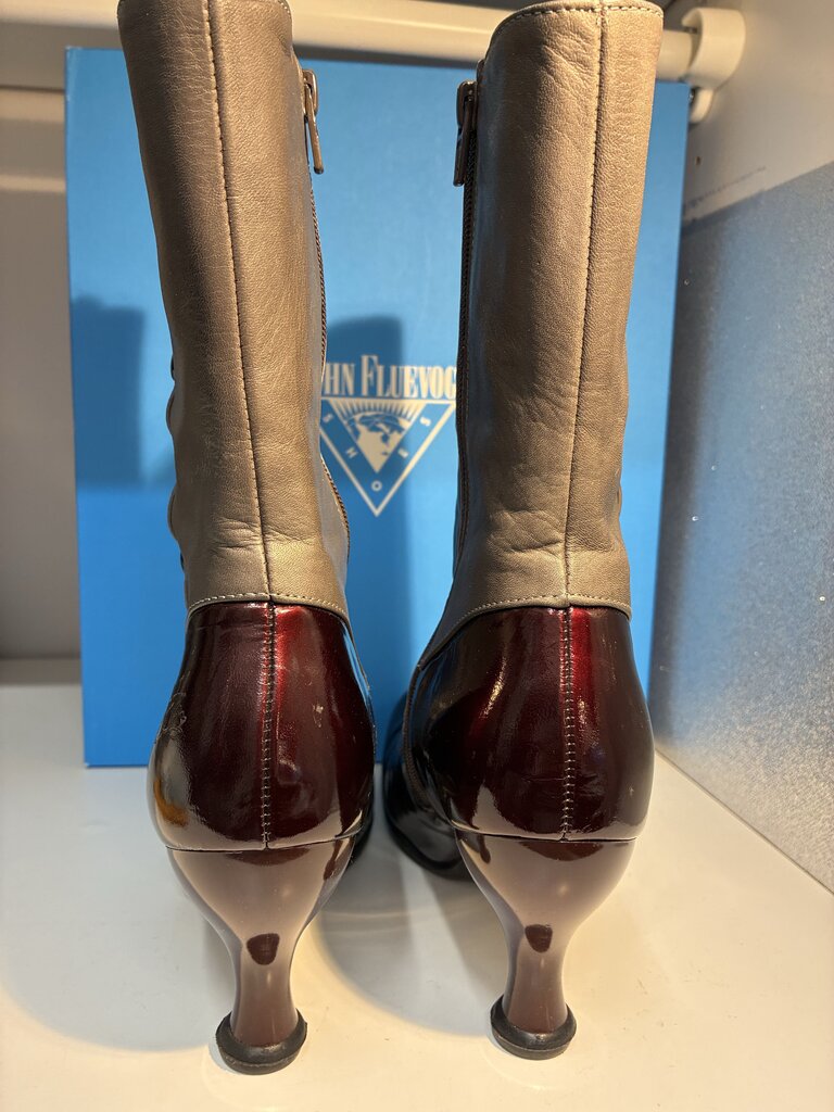 John Fluevog Libby Smith Spat Boots 8.5