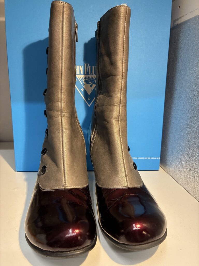 John Fluevog Libby Smith Spat Boots 8.5