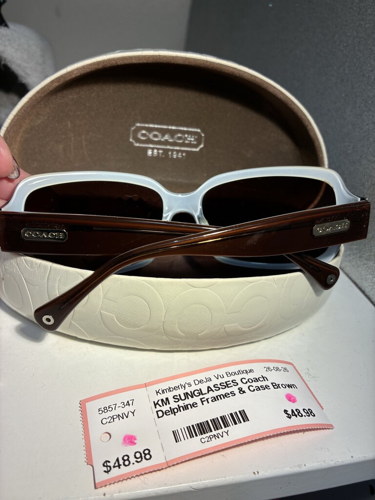Coach Delphine Frames & Hard Case