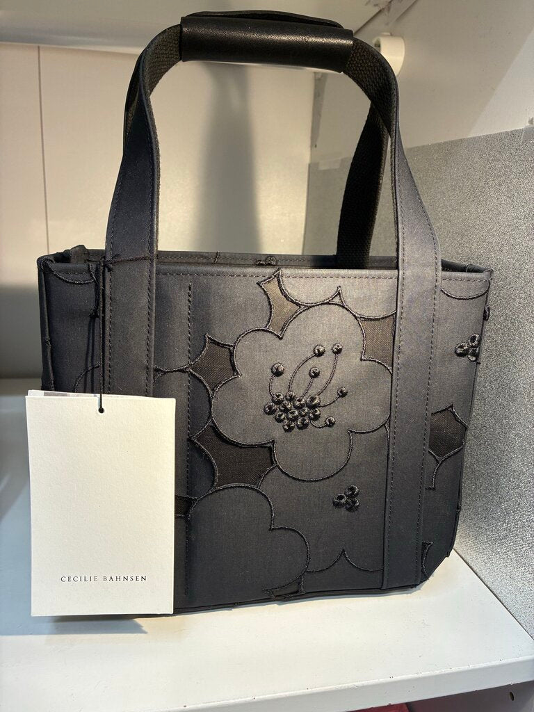 Cecilie Bahnsen Small Frame Floral Tote Bag