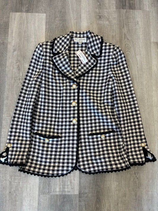 St. John Knit & Silk Blazer Small