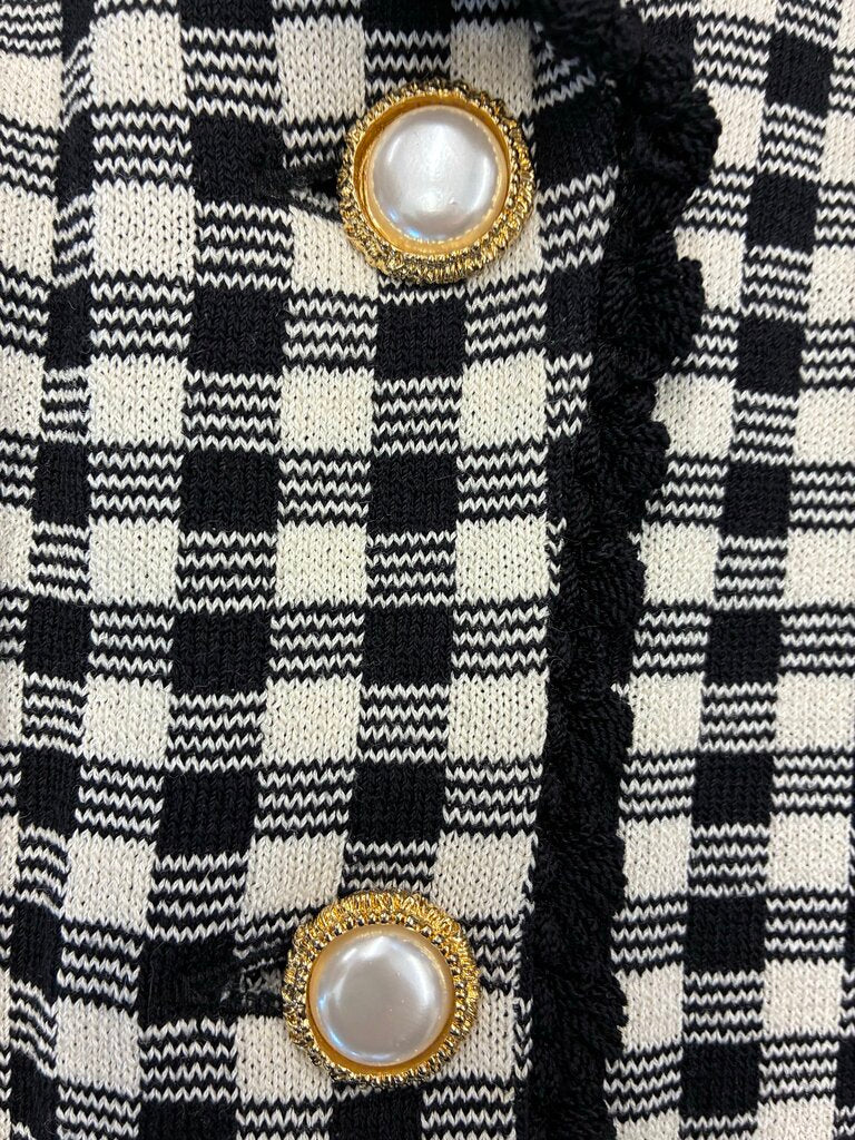St. John Knit & Silk Blazer Small