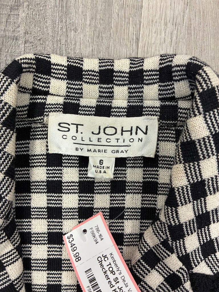 St. John Knit & Silk Blazer Small