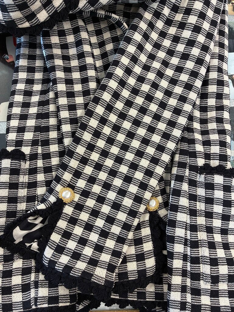St. John Knit & Silk Blazer Small