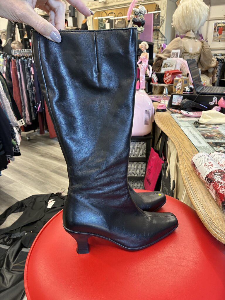la canadienne leather tall boots size 8.5