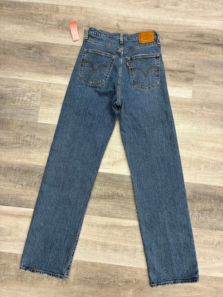 Levis Ribcage Straight Buttonfly Jeans 27