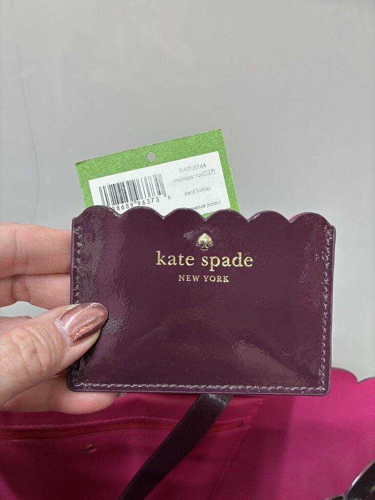 Kate Spade Scalloped Edge Bag & Card Holder