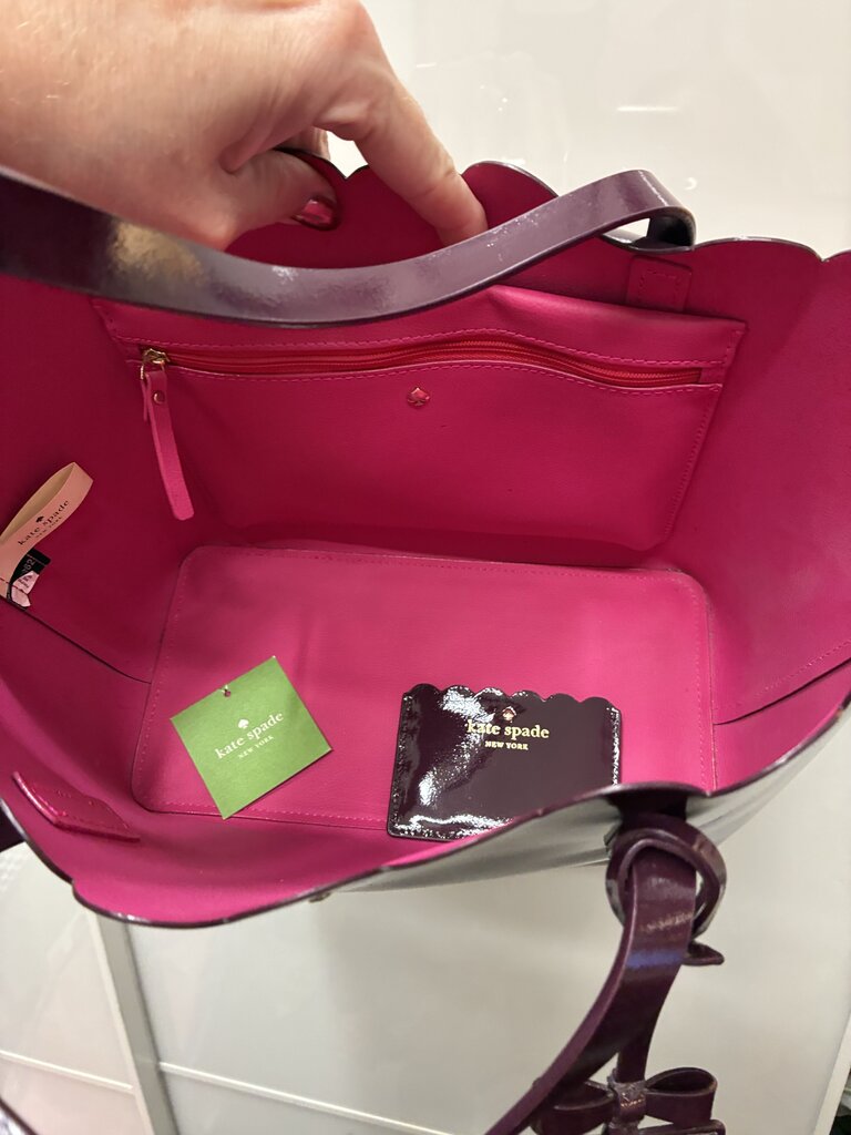 Kate Spade Scalloped Edge Bag & Card Holder