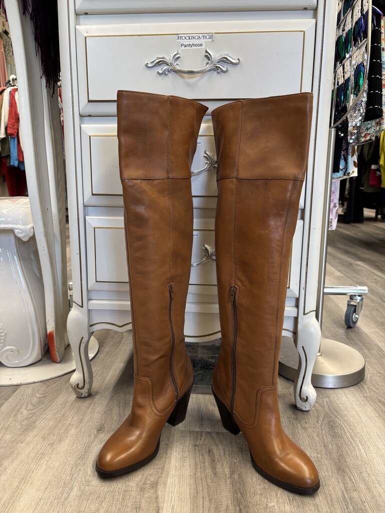 Corso Como Tall Leather Boots Size 7.5