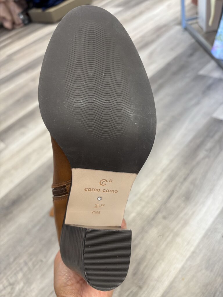 Corso Como Tall Leather Boots Size 7.5