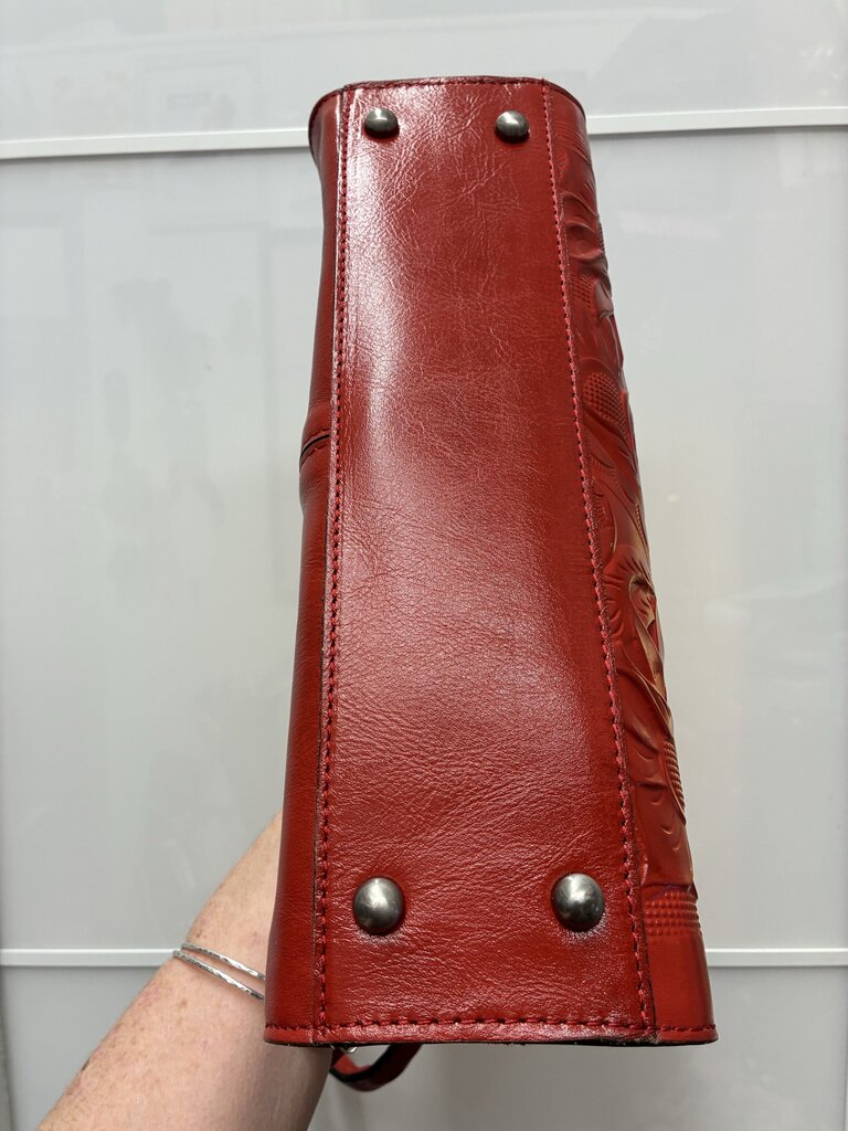 Patricia Nash Rosina Cutout Leather 2 Handle