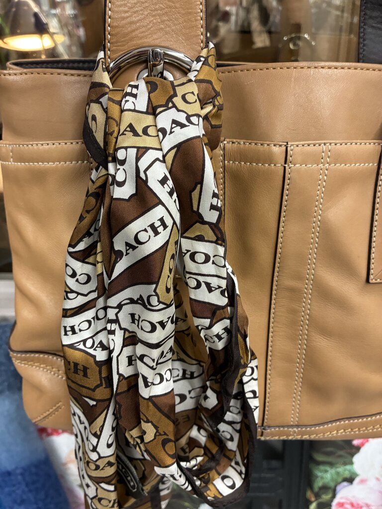 Coach Soho Leather Tote & Scarf