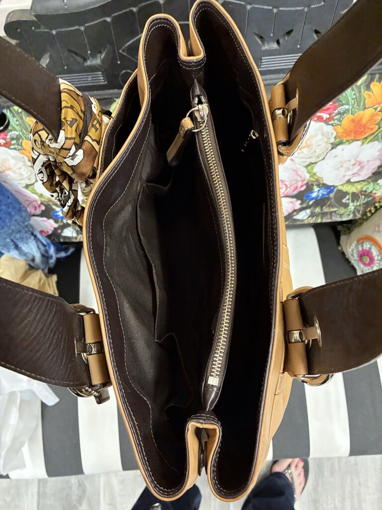 Coach Soho Leather Tote & Scarf