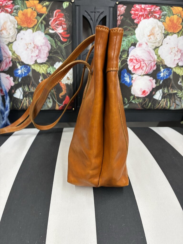 Valentina Leather 2 Handle Bag