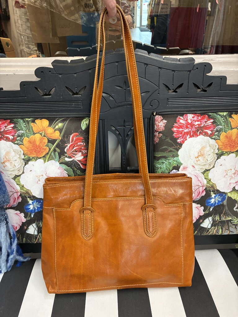 Valentina Leather 2 Handle Bag