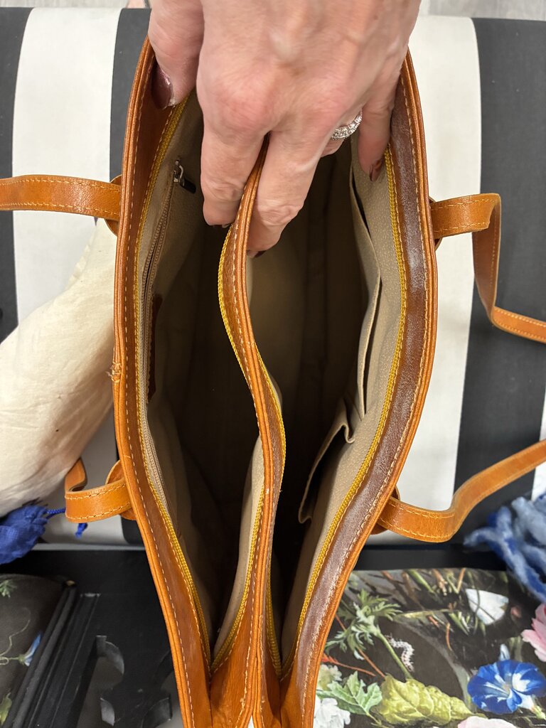 Valentina Leather 2 Handle Bag