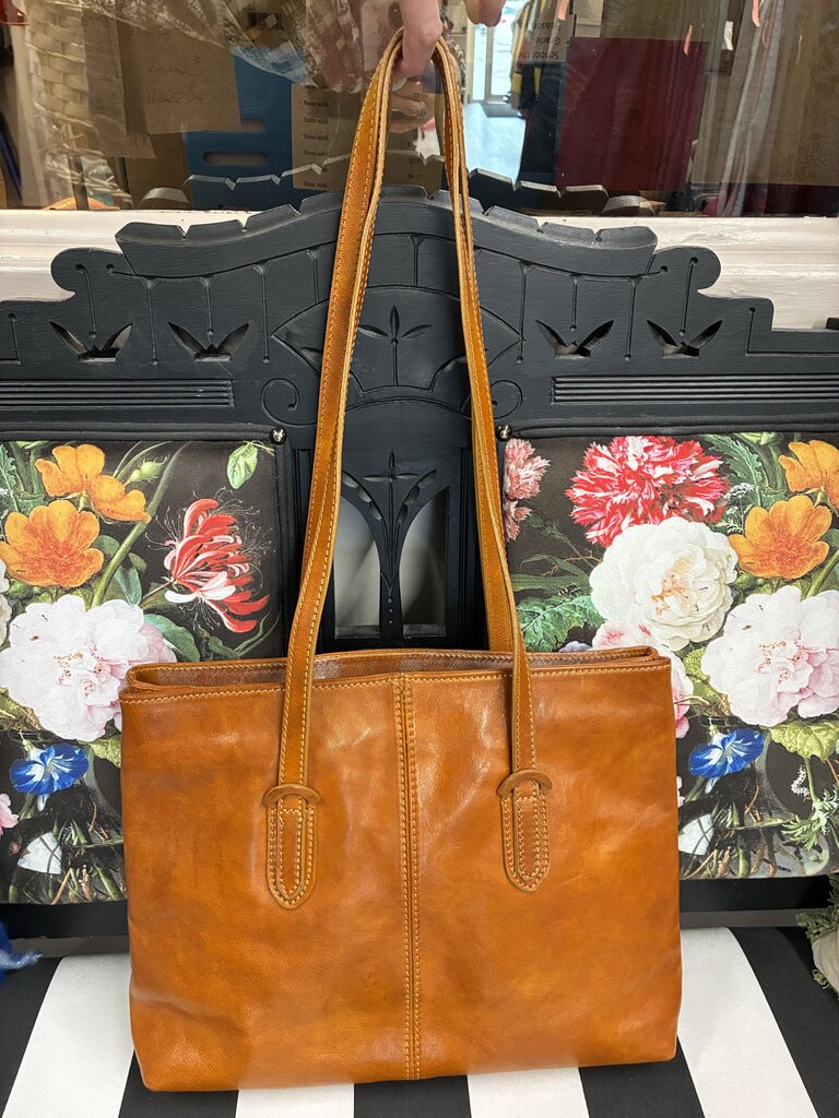 Valentina Leather 2 Handle Bag