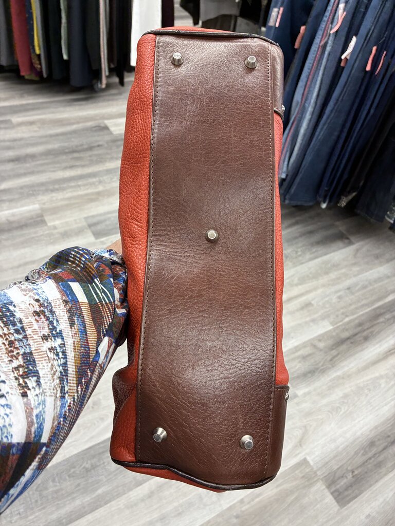 Valentina Leather 2 Handle Bag