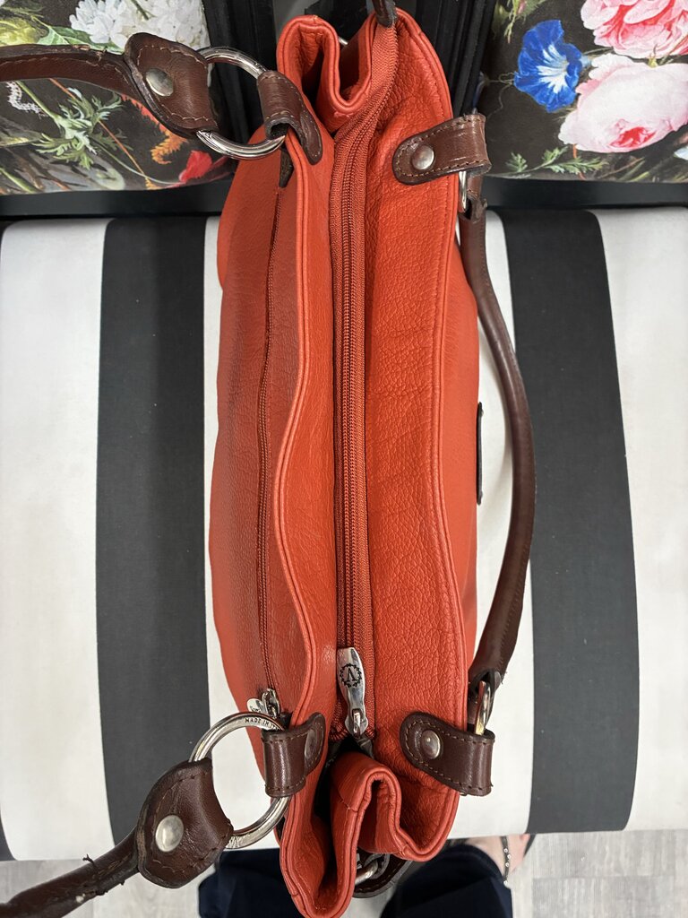 Valentina Leather 2 Handle Bag