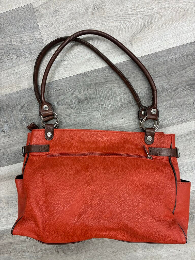Valentina Leather 2 Handle Bag