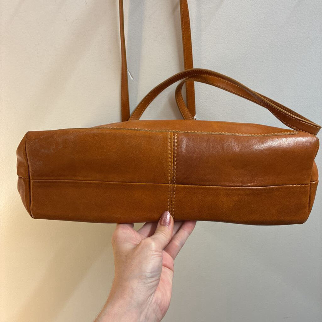 Made in Italy Leather 2 Handle Tote