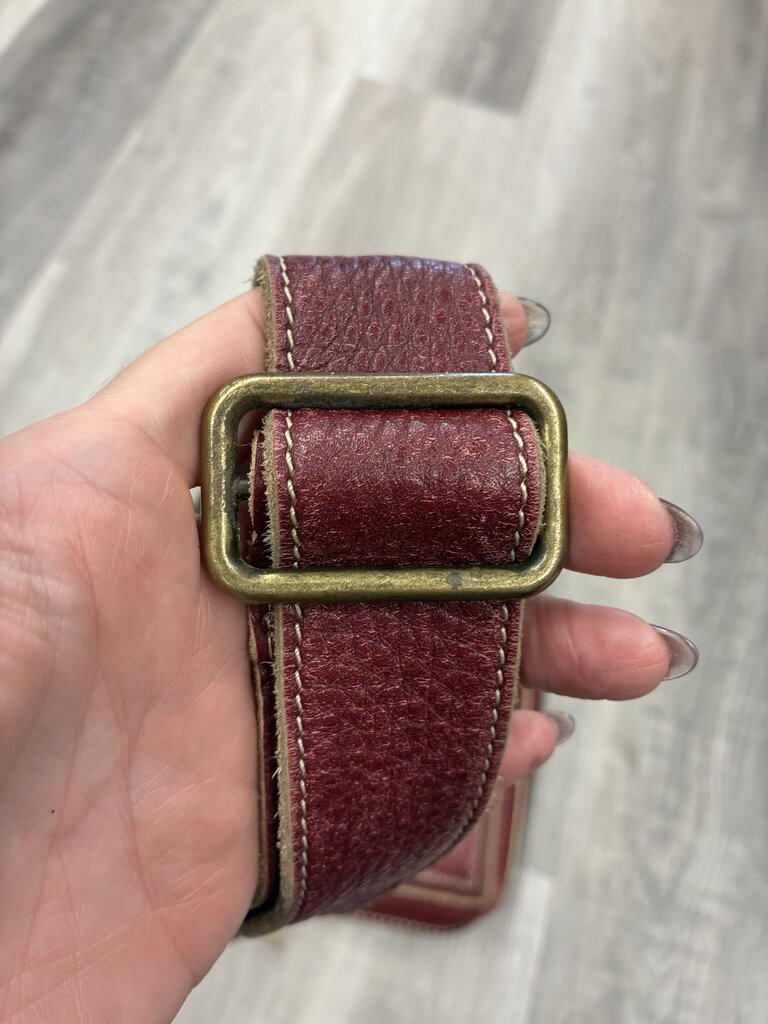 Roots Rugged Pebble Leather Crossbody