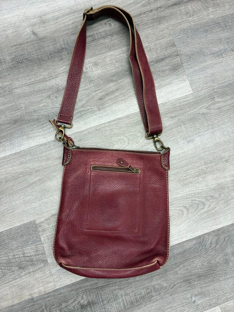 Roots Rugged Pebble Leather Crossbody
