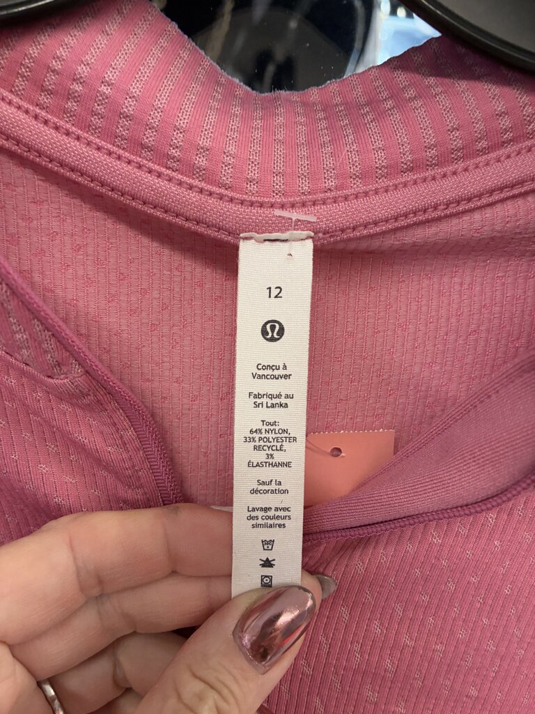 Lululemon 1/4 Zip Long Sleeve Top 12