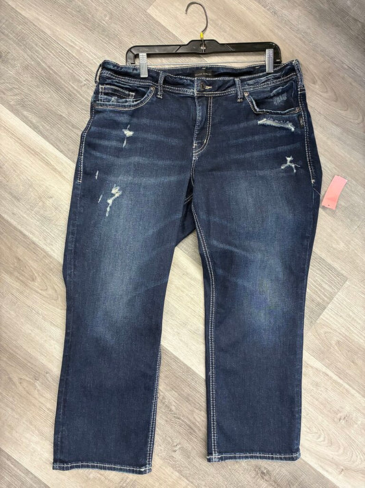 Silver Suki Jean Capri w16 L22.5