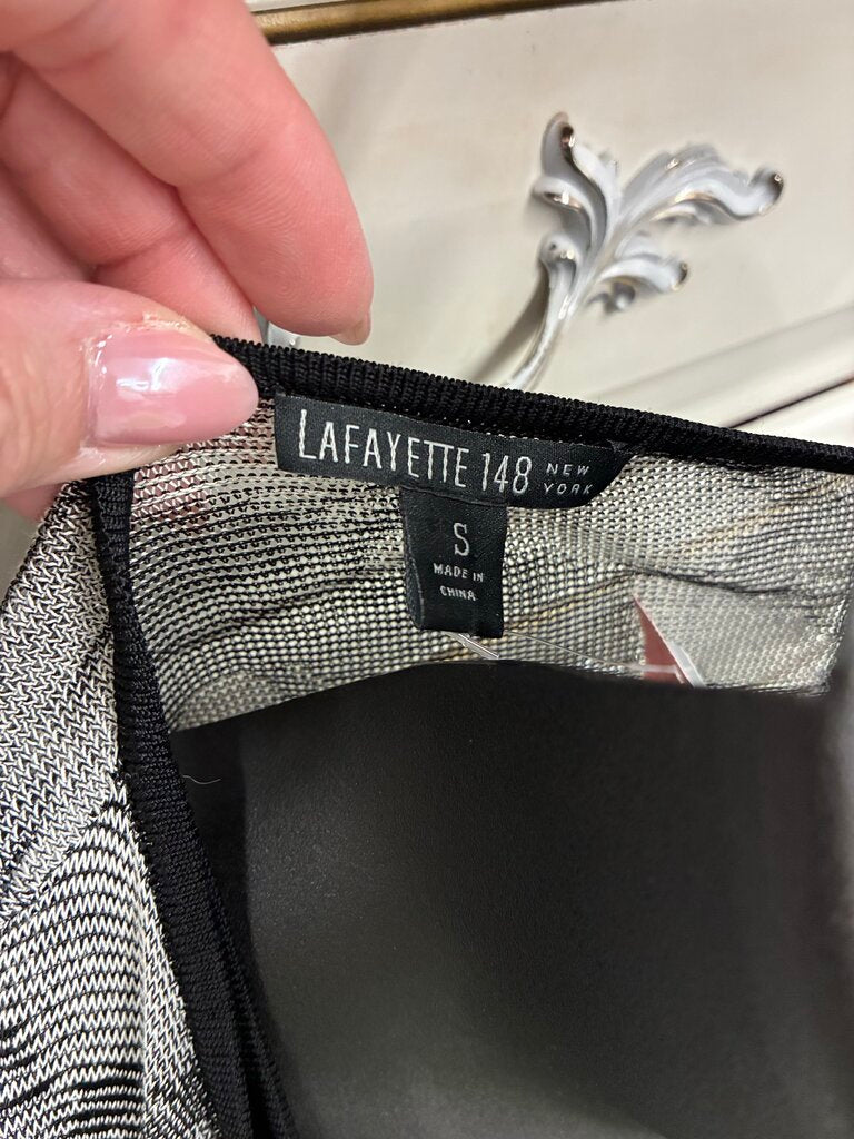 Lafayette 148 2 Layered Floral Open Cardigan S