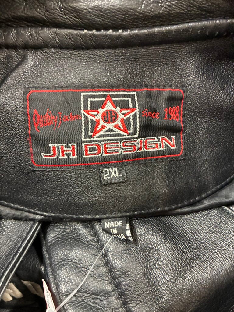 Ford Mustang Mens Size 2xl Leather Jacket