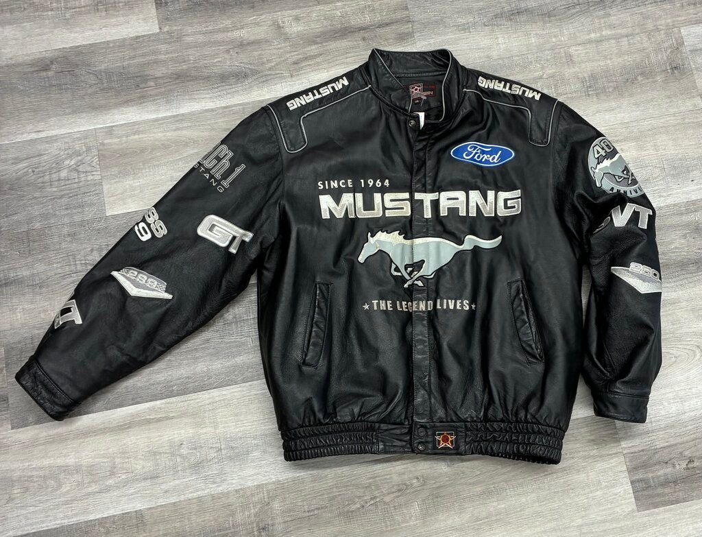 Ford Mustang Mens Size 2xl Leather Jacket