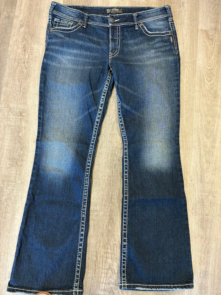 Silver Suki Tall Jeans 36/34