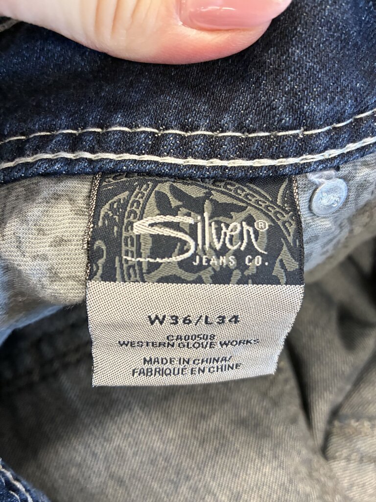 Silver Suki Tall Jeans 36/34