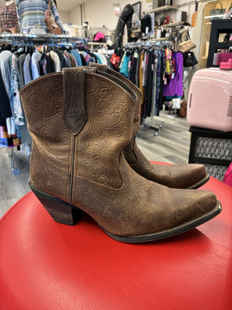 Durango Short Leather Boots Size 38.5