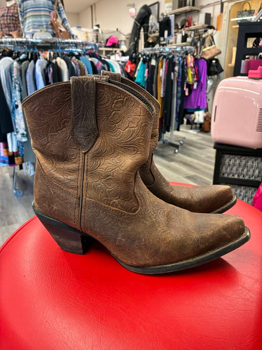 Durango Short Leather Boots Size 38.5