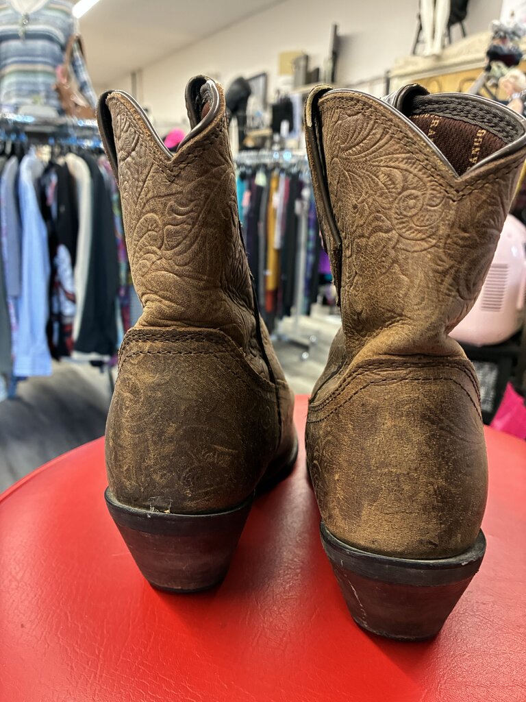 Durango Short Leather Boots Size 38.5