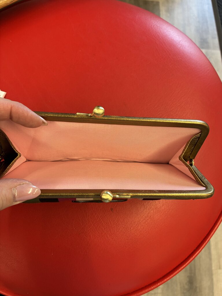 Coach Legacy Multi Colour Satin Stripe Slim Envelope Wallet