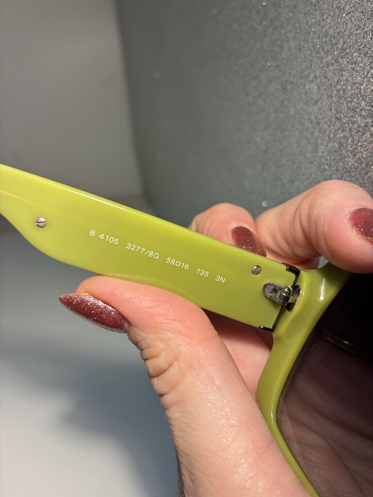 Burberry Lime & Pewter Sunglasses