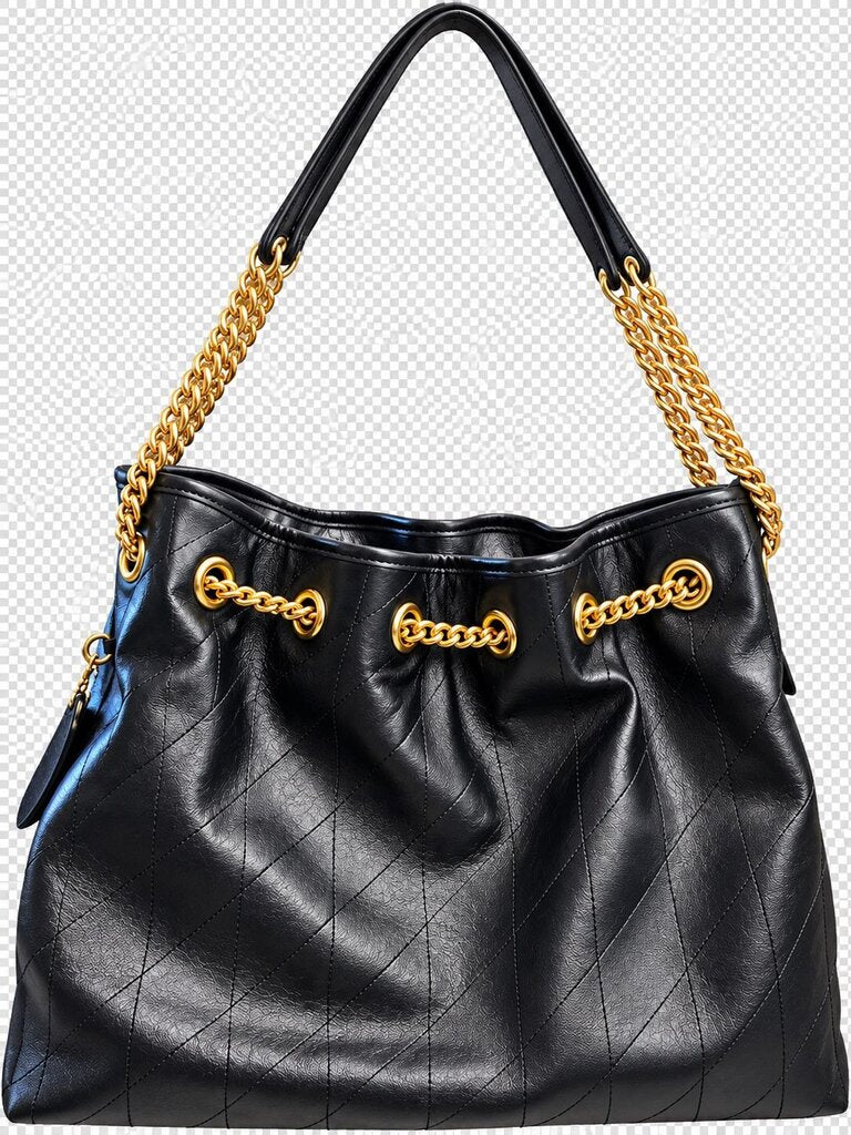 Coach Leather Quilted Evelyn Shoulder Bag
