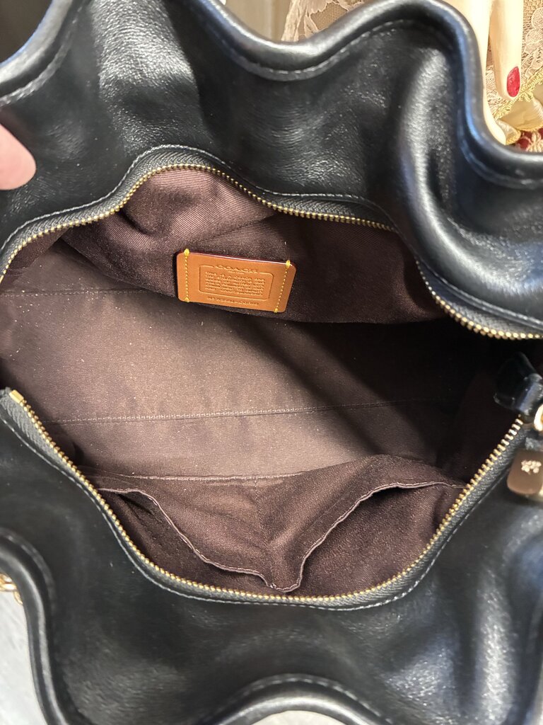 Coach Leather Quilted Evelyn Shoulder Bag